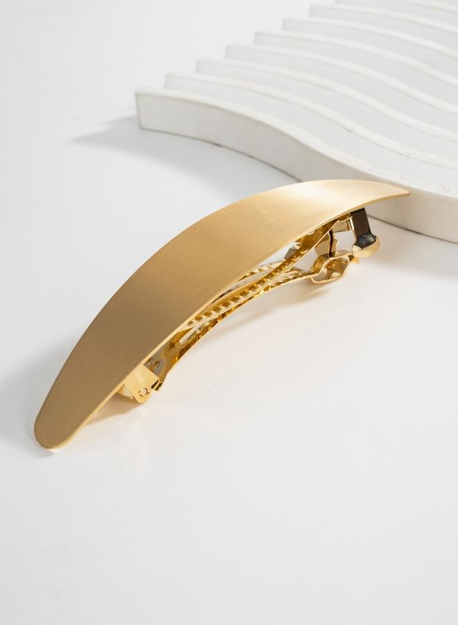 تايك تو مشبك شعر ذهبي على شكل هلال للنساء - Image 3